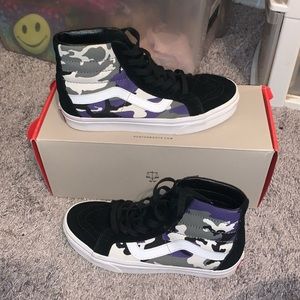 Camo high top Vans